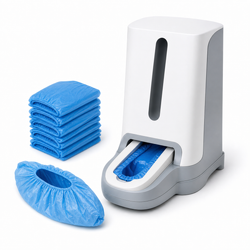 Automatic shoe cover dispenser