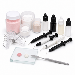 Laboratory orthodontic composites, acrylics, and adhesives