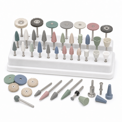 Laboratory polishers, rubbers, and stones