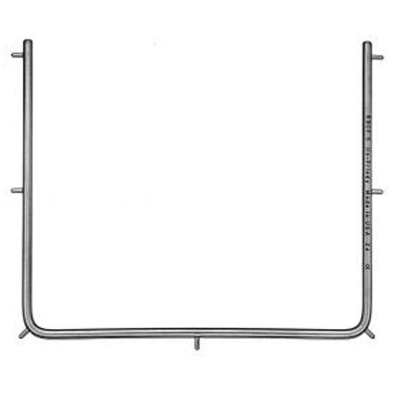 Dentech Pedo rubber dam frame, 77 × 73 mm