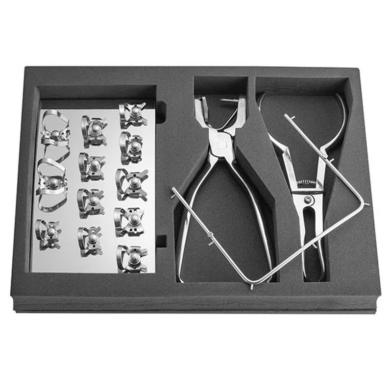 Dentech black complete rubber dam set