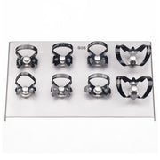 Dentech rubber-dam clamp board №8 with 8 clamps