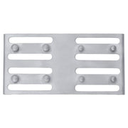 Dentech No. 8 stainless-steel rubber dam clamp board without clamps