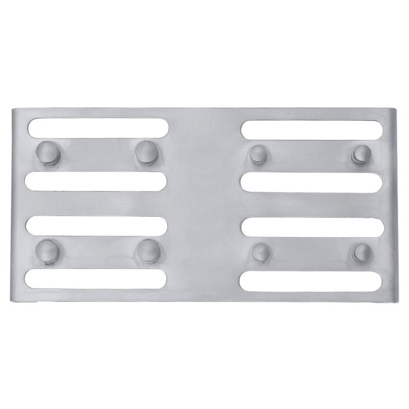 Dentech No. 8 stainless-steel rubber dam clamp board without clamps
