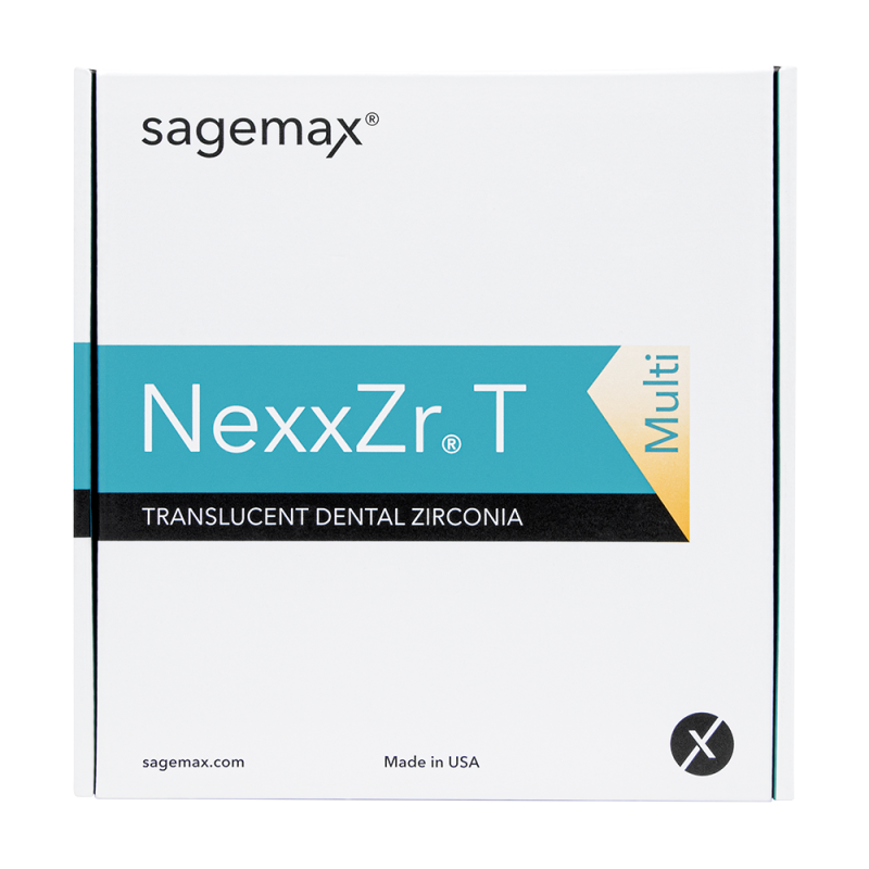 Sagemax NexxZr T Multi zirconia disc 98 x 20 mm