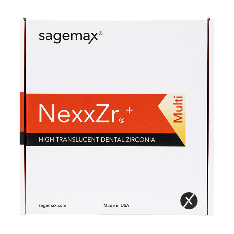 Sagemax NexxZr Plus Multi zirconia disc 98 x 20 mm