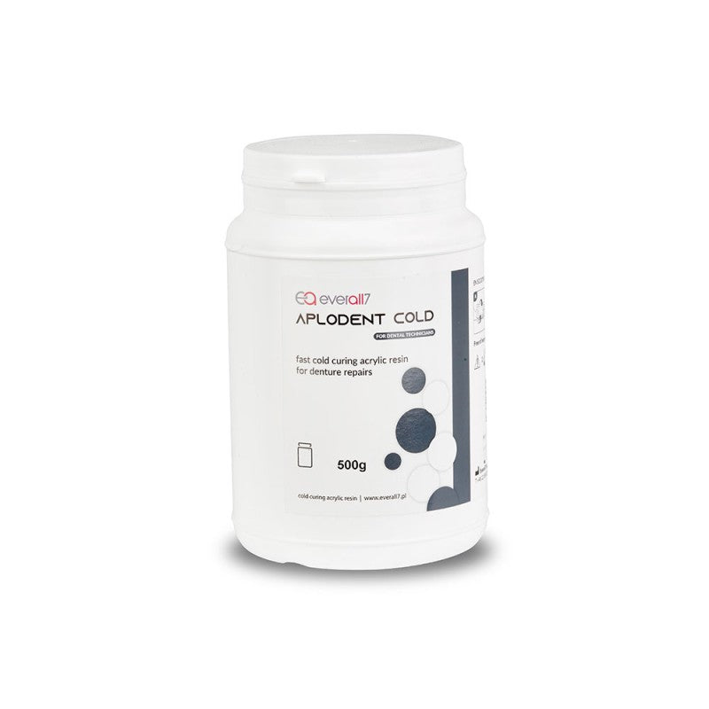 Everall7 Aplodent Cold V26 cold-cure acrylic powder, 500 g