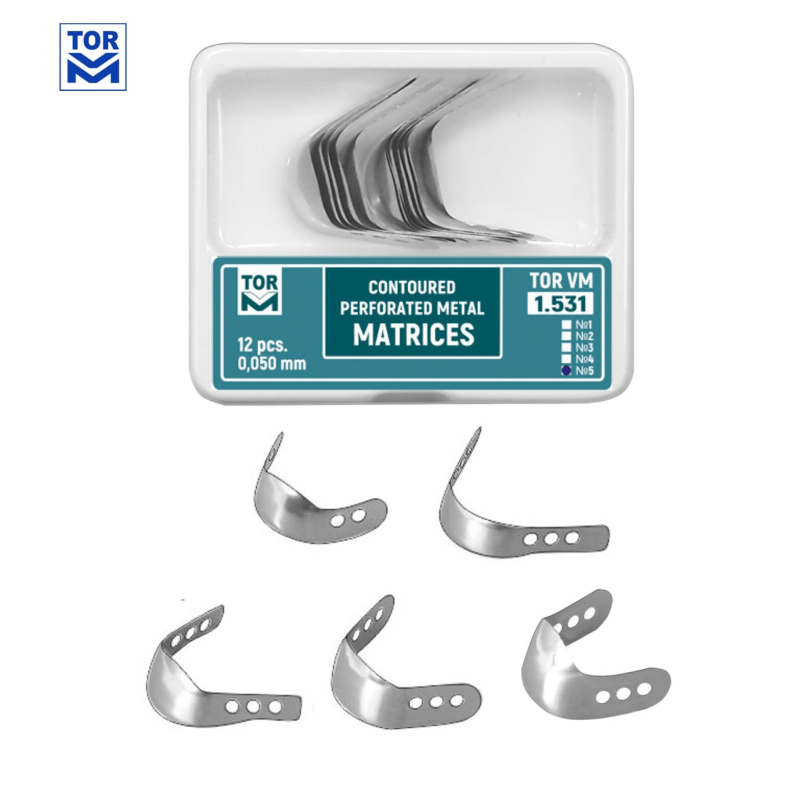 TOR VM contoured perforated metal matrices, 12 pcs