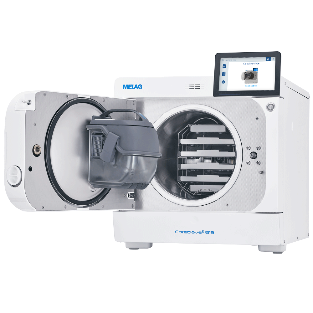 MELAG Careclave 4-in-1 Class B autoclave system