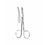 S.S. Medident curved scissors, 9 cm, model 1035
