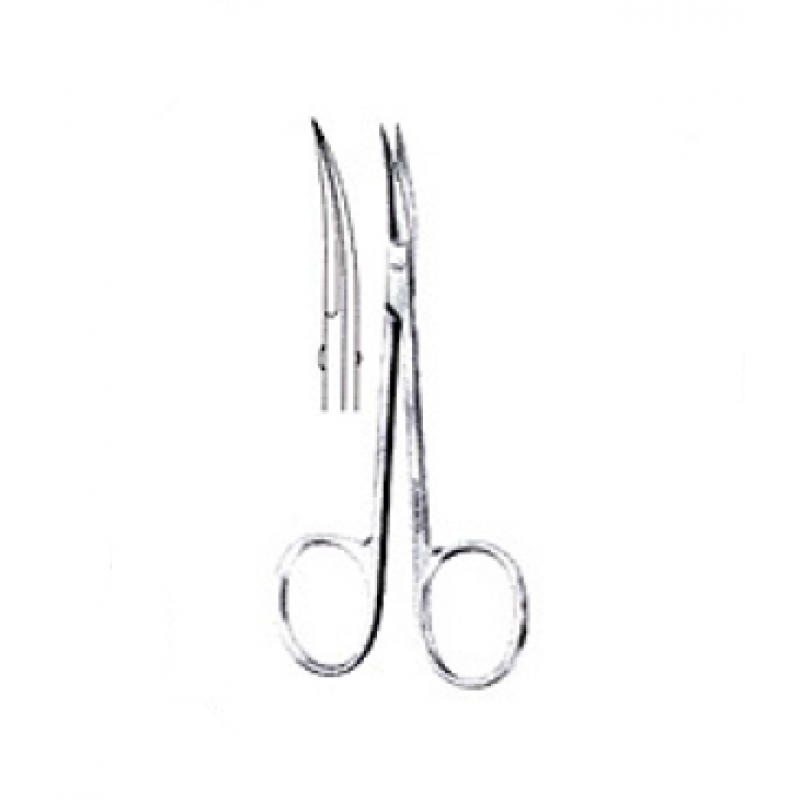 S.S. Medident curved scissors, 9 cm, model 1035