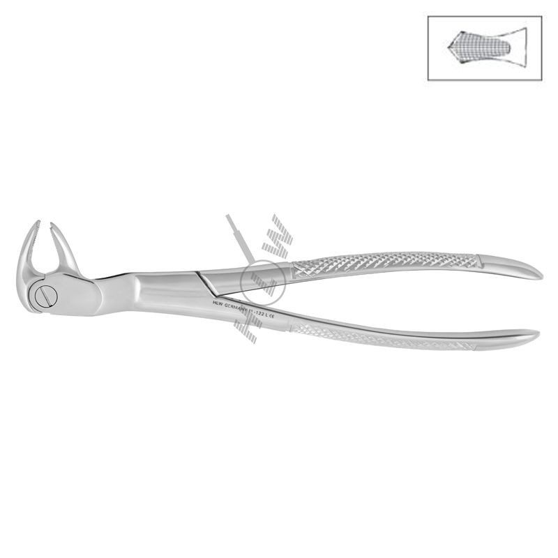 HLW Dental extraction forceps 11-122R for lower right molars