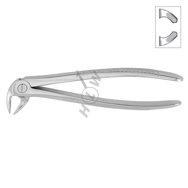 HLW 11-24 lower-left-molar extraction forceps