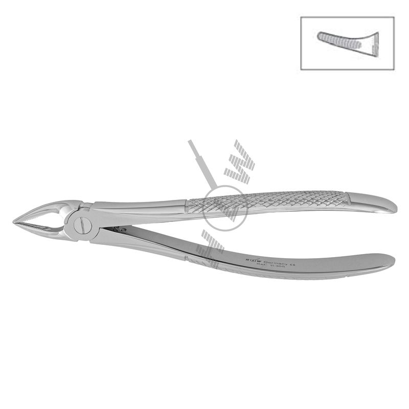 HLW pediatric extraction forceps 11-30S for upper roots