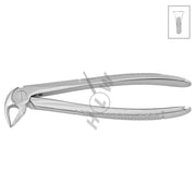 HLW Dental pediatric extraction forceps 11-33S for lower roots