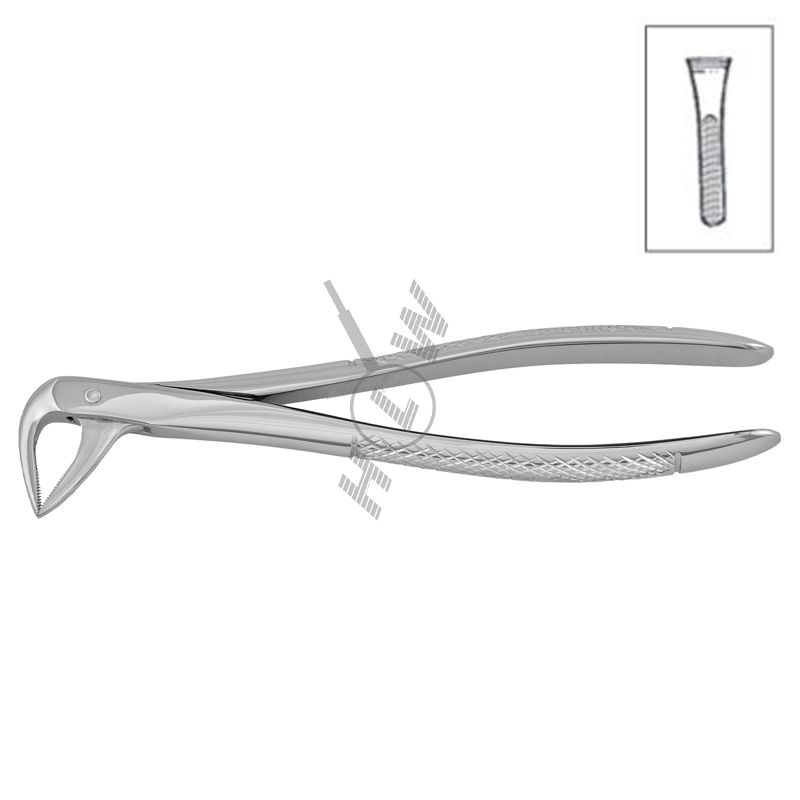 HLW 11-74N extraction forceps for lower roots
