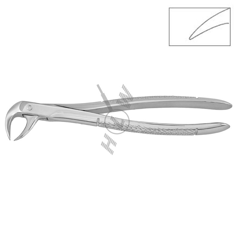 HLW Dental extraction forceps 11-86A for lower molars