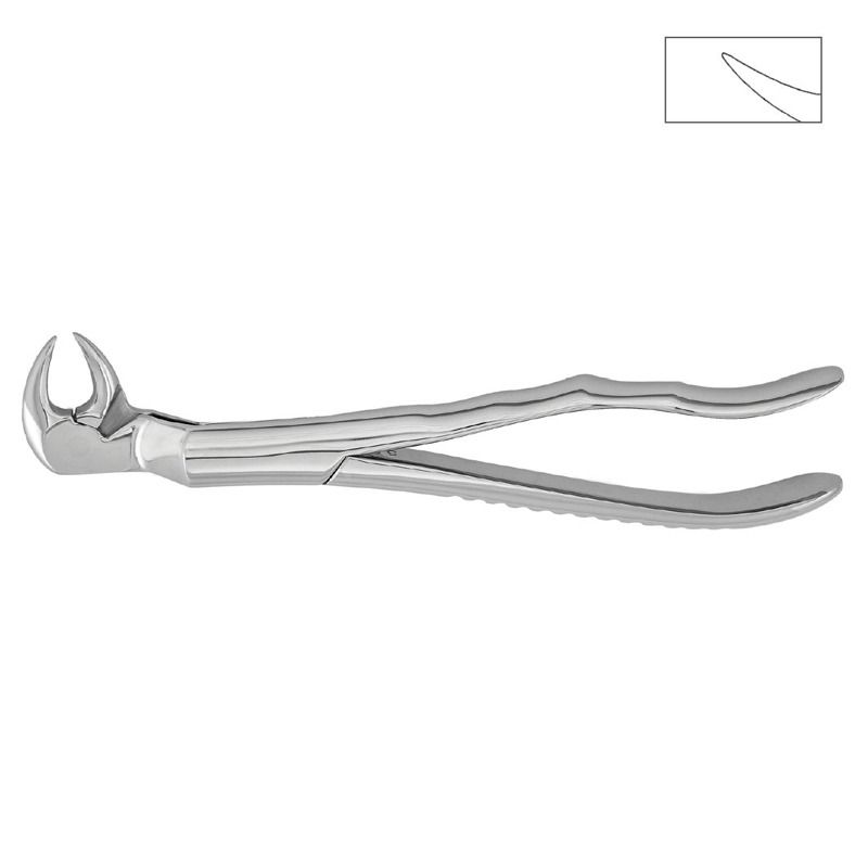 HLW Dental 12-86C extraction forceps for lower right molars