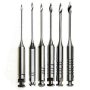 Premium Plus E12 stainless-steel Gates drills, 6 pieces