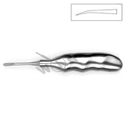 HLW curved dental elevator 13-15LX, 4 mm