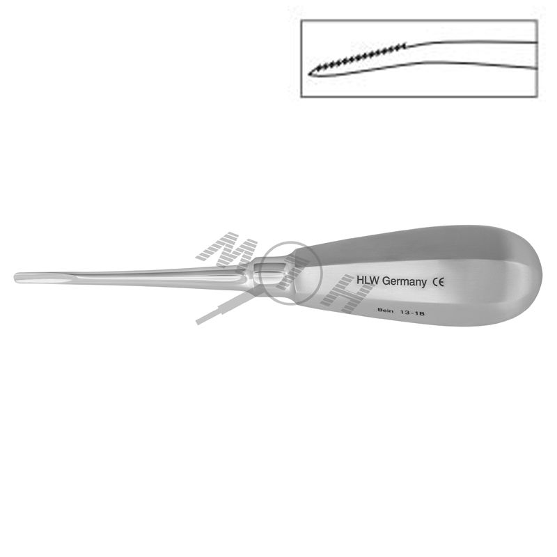 HLW Dental Bein serrated elevator 13-1BCZ, 3 mm