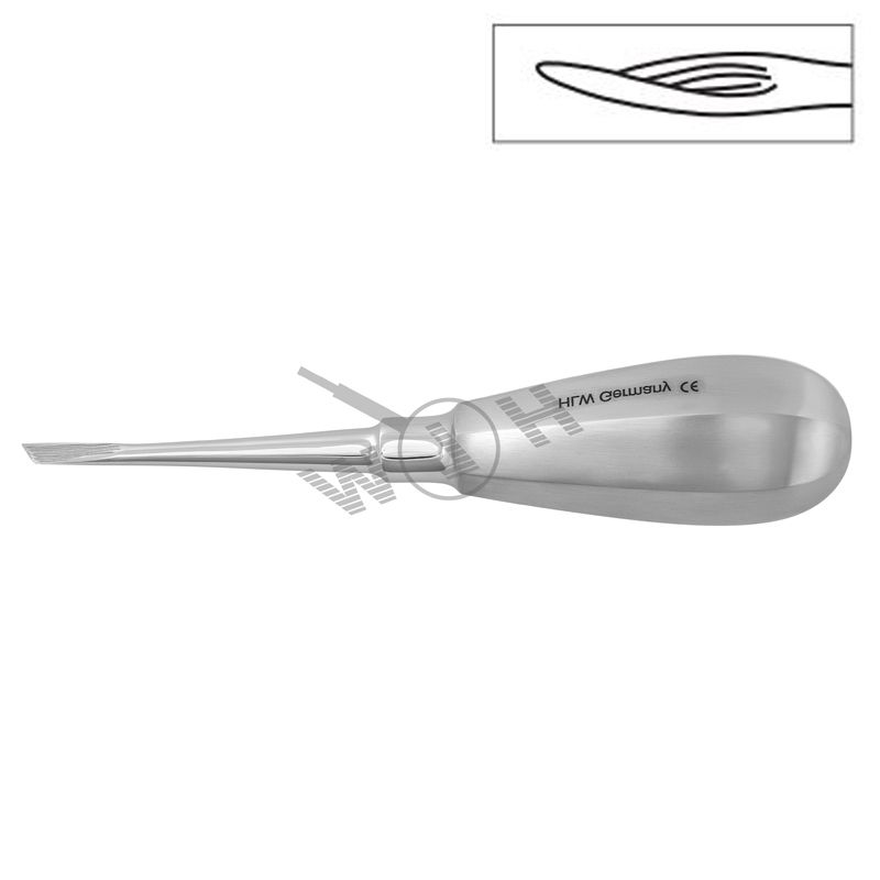 HLW Dental Kopp elevator 13-2K, 3 mm