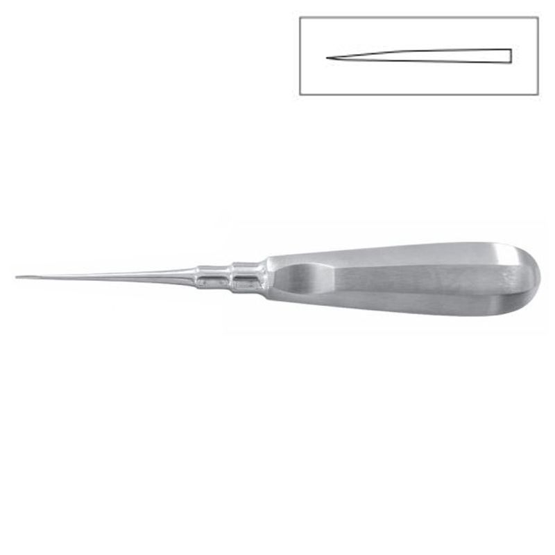 HLW Dental straight long elevator 13-20LX, 1.5 mm