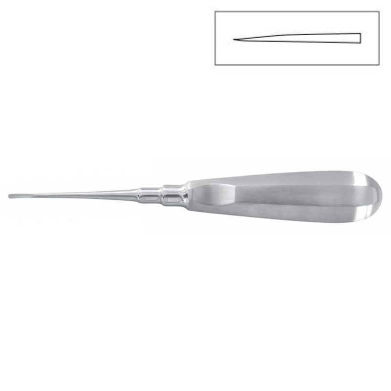 HLW Dental straight long elevator 13-21LX, 2 mm