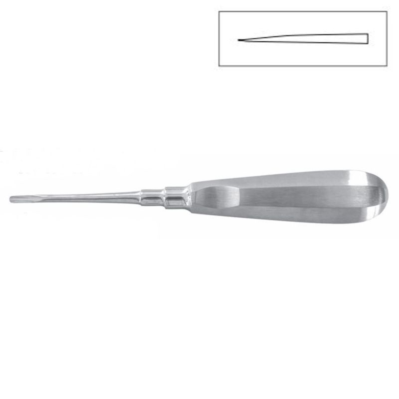 HLW Dental straight long elevator 13-22LX, 3 mm