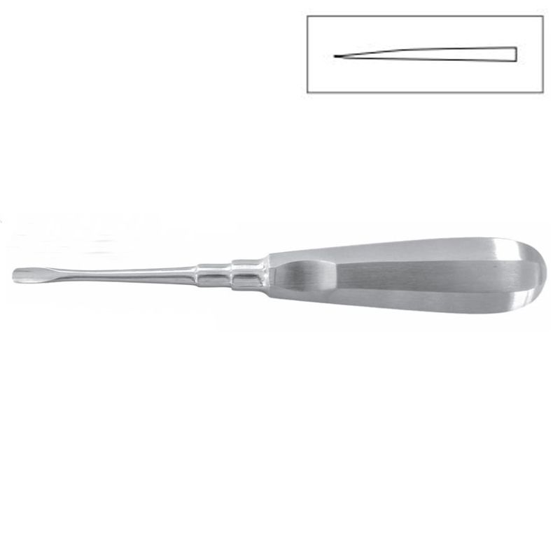 HLW Dental long straight luxator 13-23LX, 5 mm