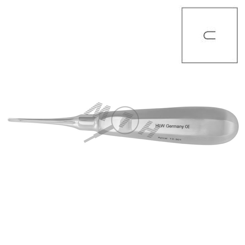HLW Dental 13-301 Apical elevator, 2 mm