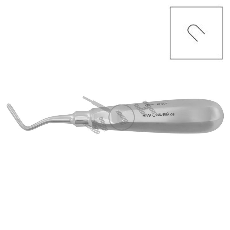 HLW Dental apical elevator 13-303, 3 mm