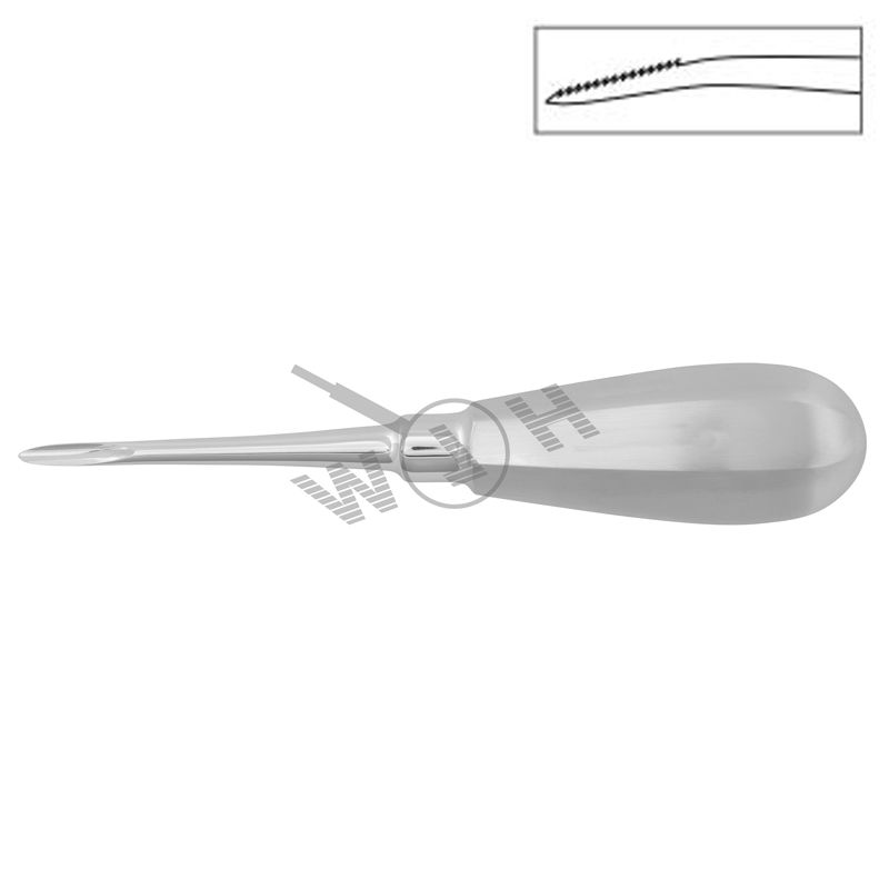 HLW Dental Bein serrated elevator 13-5BCZ, 4 mm