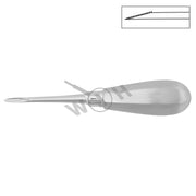 HLW Dental Bein serrated elevator 13-5BZ, 4 mm
