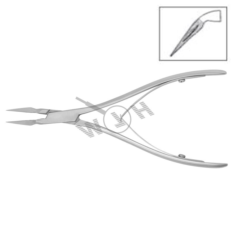 HLW Stieglitz dental fragment forceps 13-60S, 13.5 cm