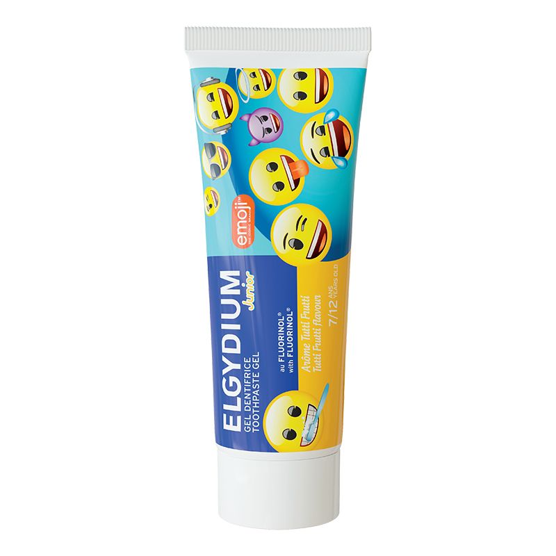 ELGYDIUM JUNIOR EMOJI Детска паста за зъби 7-12г, 50мл