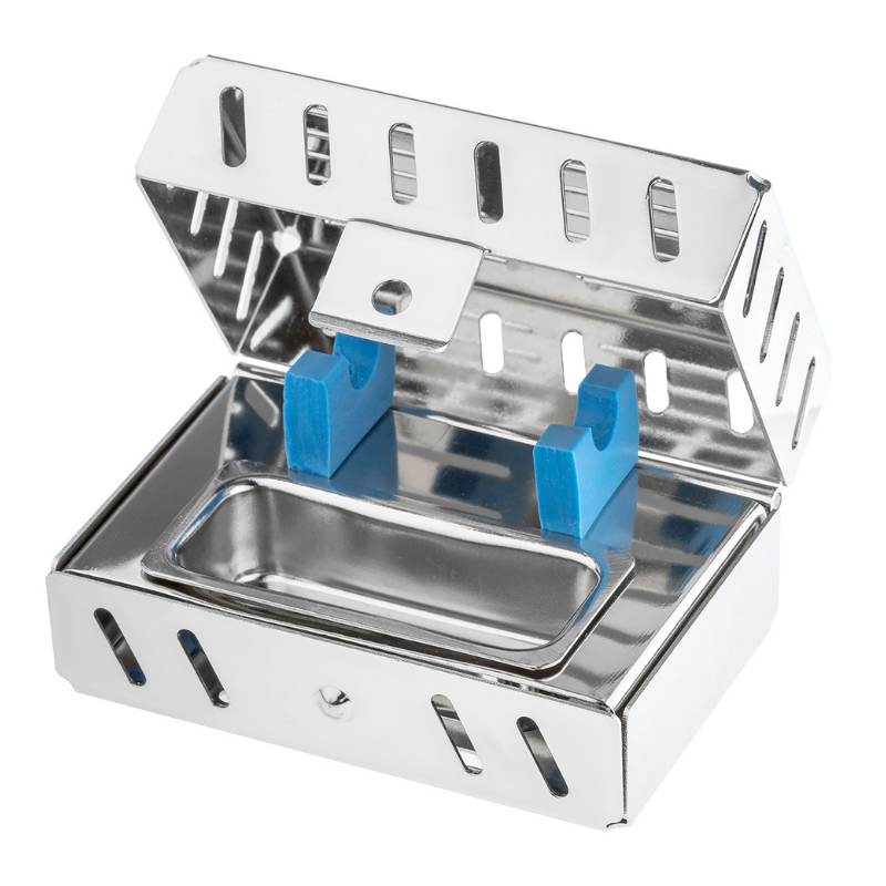 HLW 15-86 sterilization box, 80 × 55 × 40 mm