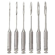 Premium Plus E15 stainless-steel Peeso Reamers, 6 pieces