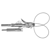 HLW 16-12 double-loop crown and bridge removal instrument