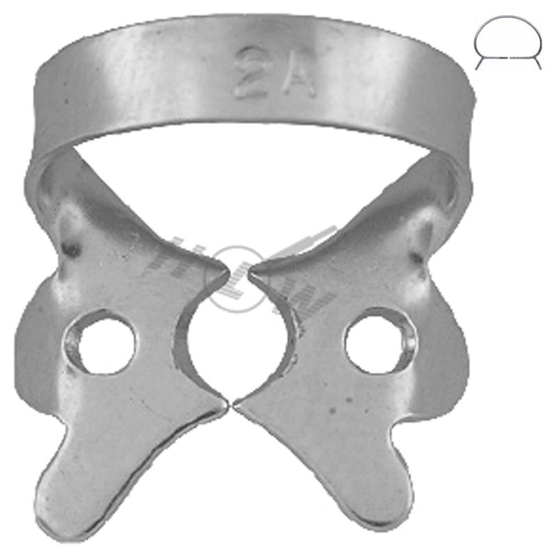 HLW #2A 18-16 rubber-dam clamp for premolars