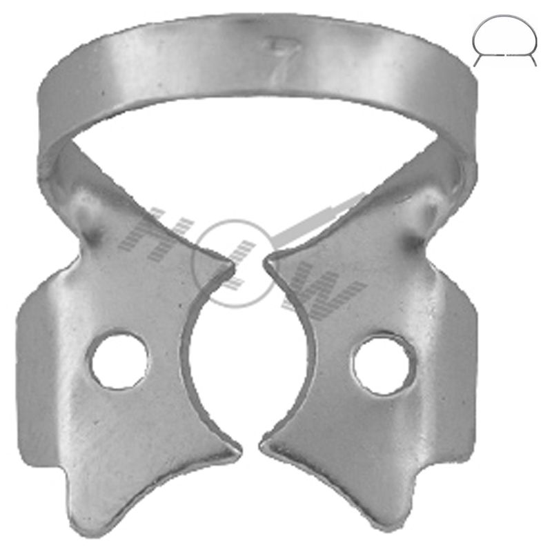 HLW rubber dam clamp No. 7 18-17 for molars