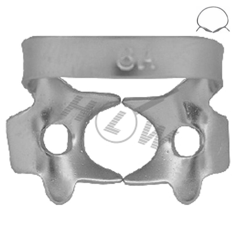 HLW Dental #8A rubber dam clamp 18-19 for molars