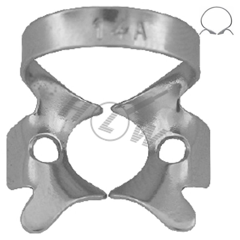 HLW Dental #14A rubber dam clamp 18-21 for molars