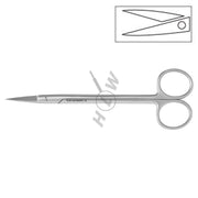HLW Dental Kelly straight serrated surgical scissors 19-14, 16 cm