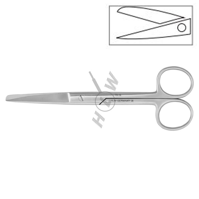 HLW Dental surgical scissors 19-16, 14.5 cm