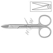 HLW 19-18 straight serrated Kronenschere scissors 10 cm