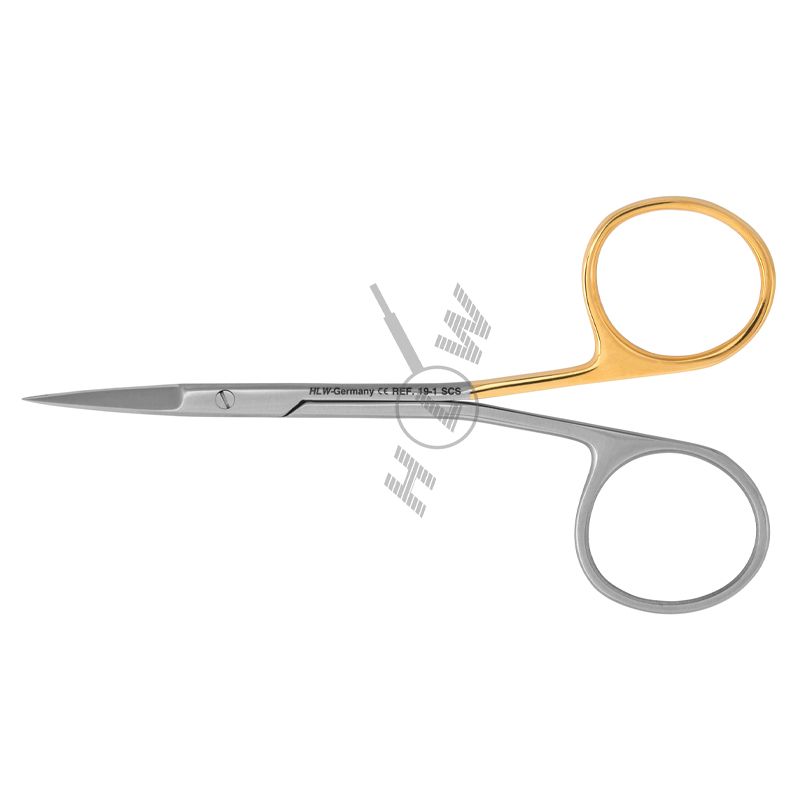 HLW Dental Iris Schere Super-cut surgical scissors 19-1SCS, 11.5 cm