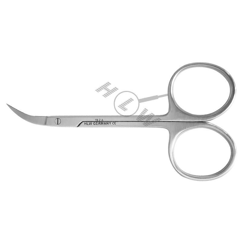 HLW Dental curved gingival scissors 19-2A, 11.5 cm