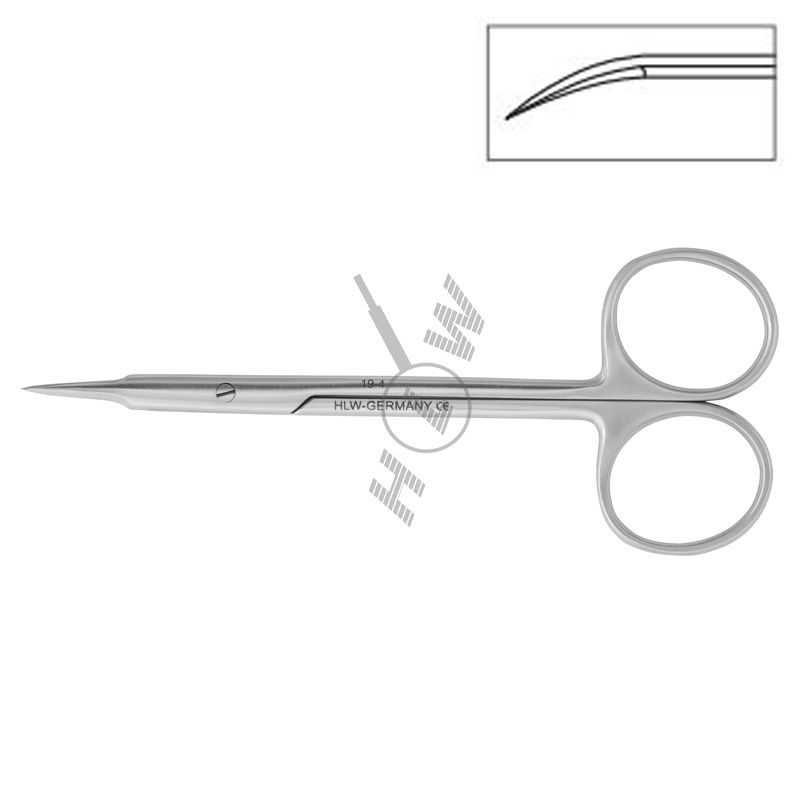 HLW Dental Stevens surgical scissors 19-4, 11.5 cm
