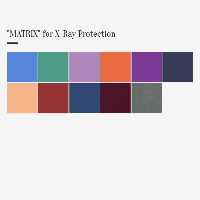 MATRIX X-ray protective apron with integrated collar 0.25 mm Pb